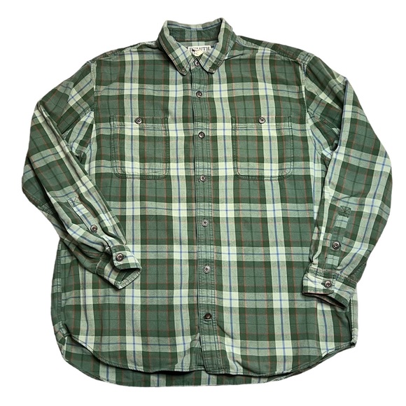 Duluth Trading Co Other - Duluth Trading CO Men’s XL Green flannel 100% Cotton button down shirt